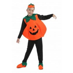 PUMPKIN: zucca 5 - 7 anni, costume per halloween e carnevale